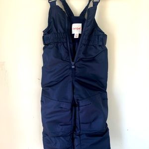 cat and jack navy snowpants. Size 2T